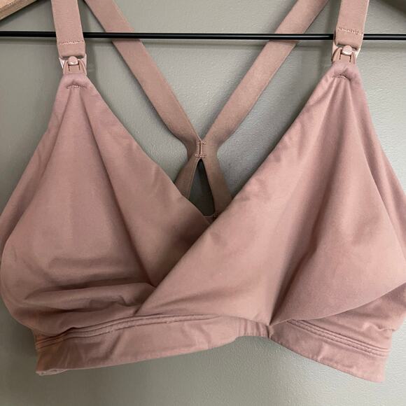 SPANX Brallelujah Mama Nursing Bra Cafe Medium Wireless Comfortable Maternity - Picture 8 of 16